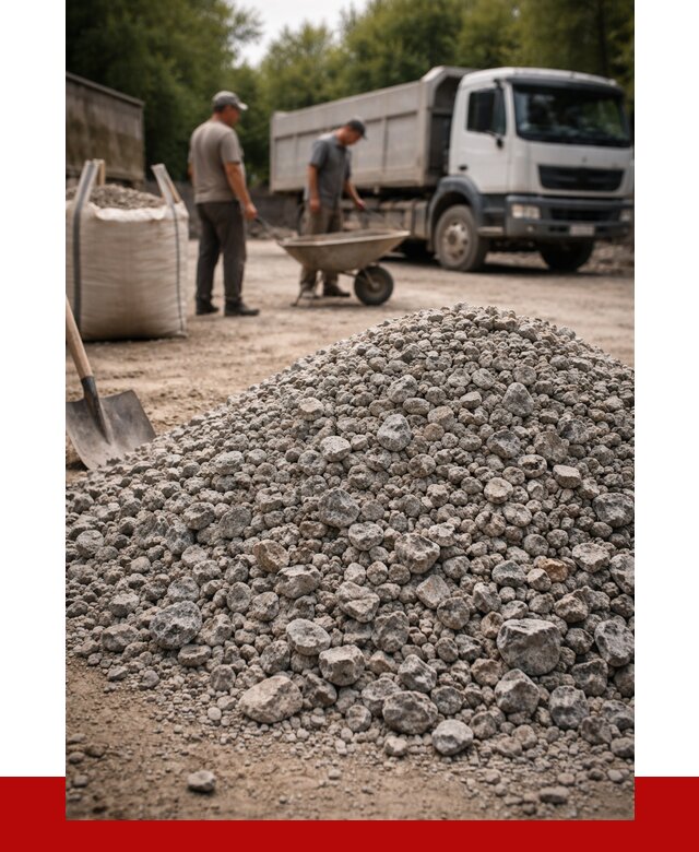 Гранитный щебень фракция 20-40 в Березниках от 3296 руб. ПРОНЕРУДБрз