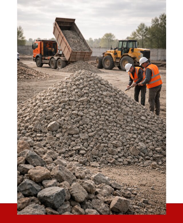 Гранитный щебень фракция 40-70 в Березниках от 2575 руб ПРОНЕРУДБрз