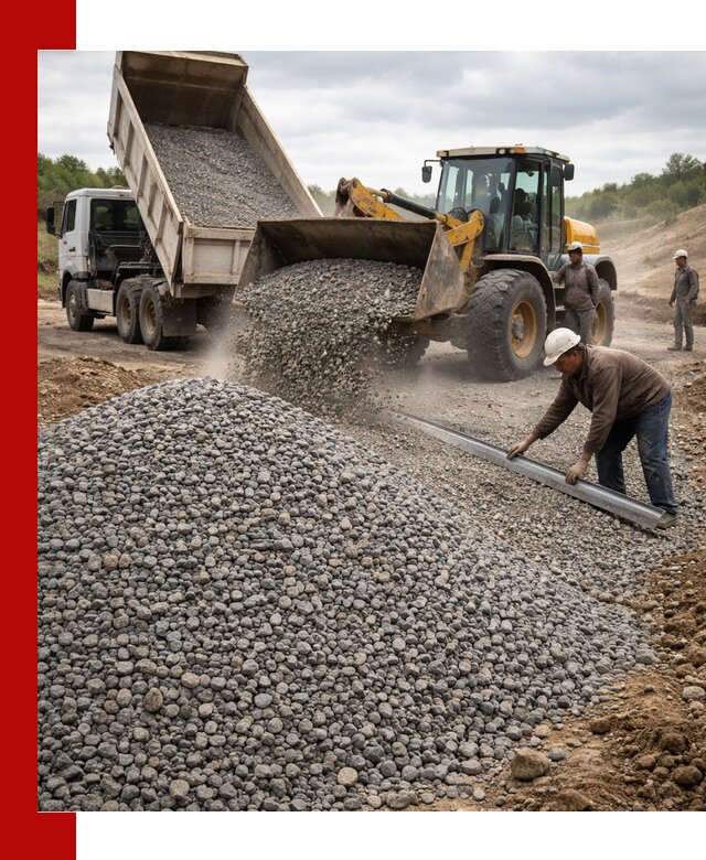 Гравийный щебень фракция 5-20 с доставкой в Березниках