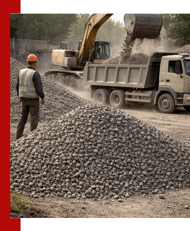 Шлаковый щебень фракция 5-20 с доставкой в Березниках