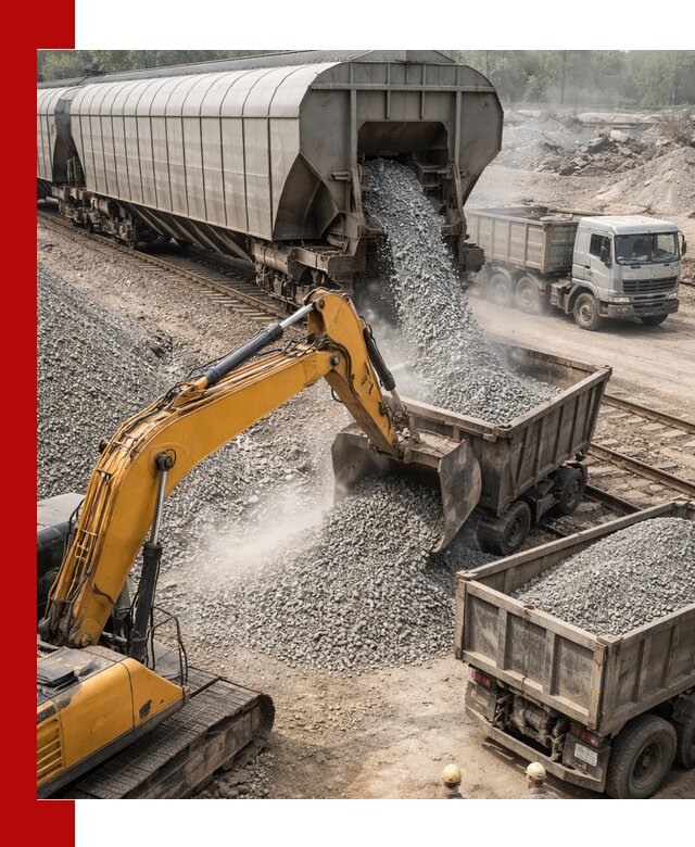 Доставка железнодорожного щебня в Березниках крупными партиями быстрого отгруза