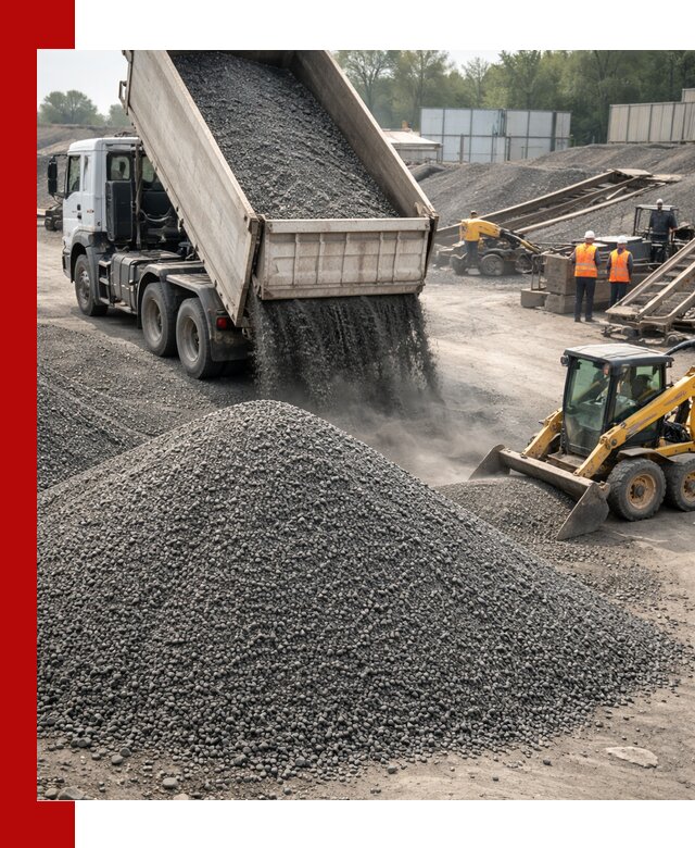 Вторичный щебень фракция 0–5 с доставкой в Березниках
