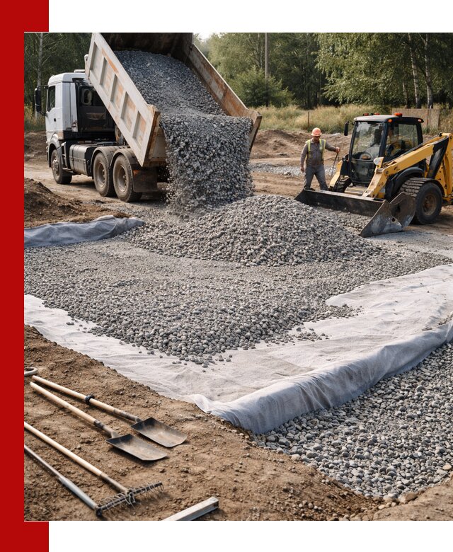 Щебень для фундамента с доставкой в Березниках