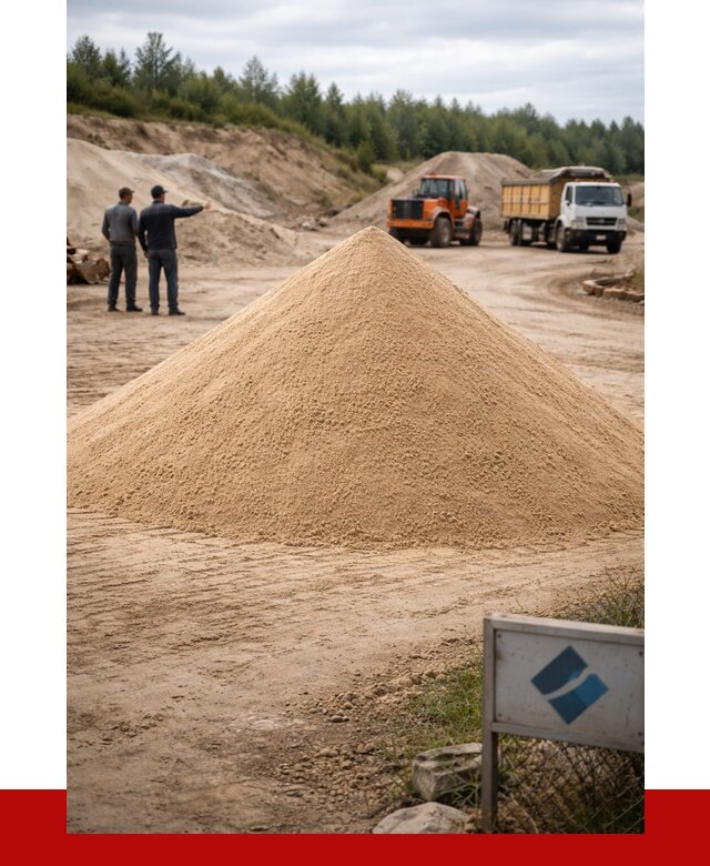 Карьерный песок навалом в Березниках от 1854 р. | ПРОНЕРУДБрз