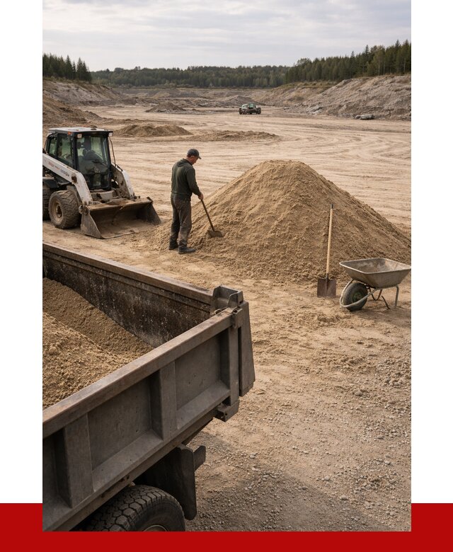 Карьерный песок среднезернистый в Березниках, от 2266 р. ПРОНЕРУДБрз
