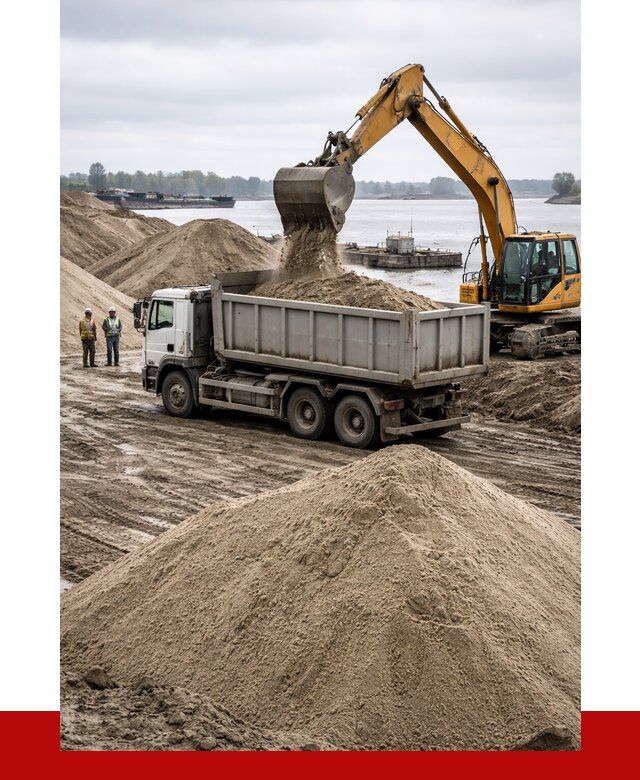 Купить речной песок навалом в Березниках от 1854 р., ПРОНЕРУДБрз