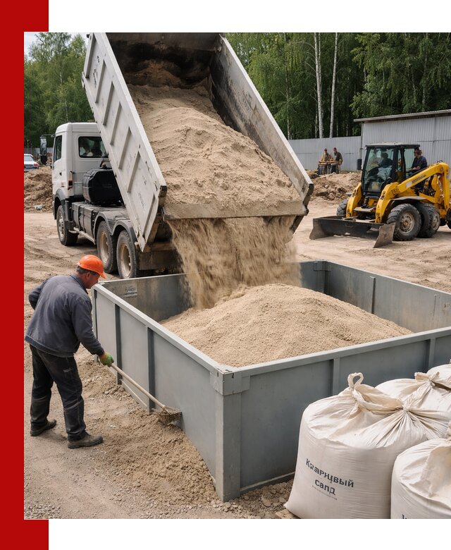 Кварцевый песок для фильтра в Березниках — доставка и качество