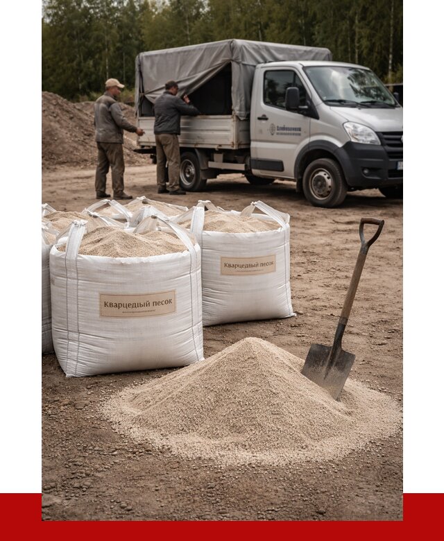 Кварцевый песок для пескоструя в Березниках от 4635 р. | ПРОНЕРУДБрз
