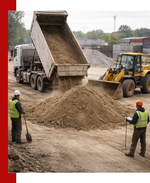 Доставка и продажа пескогрунта оптом и в розницу в Березниках