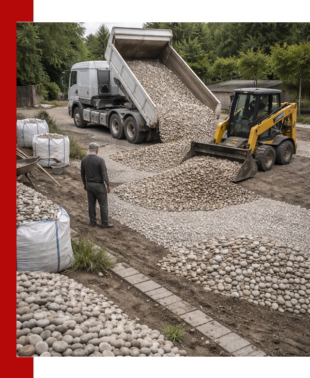 Доставка морской гальки оптом и в розницу в Березниках