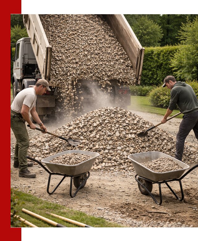 Доставка и продажа декоративной гальки в Березниках