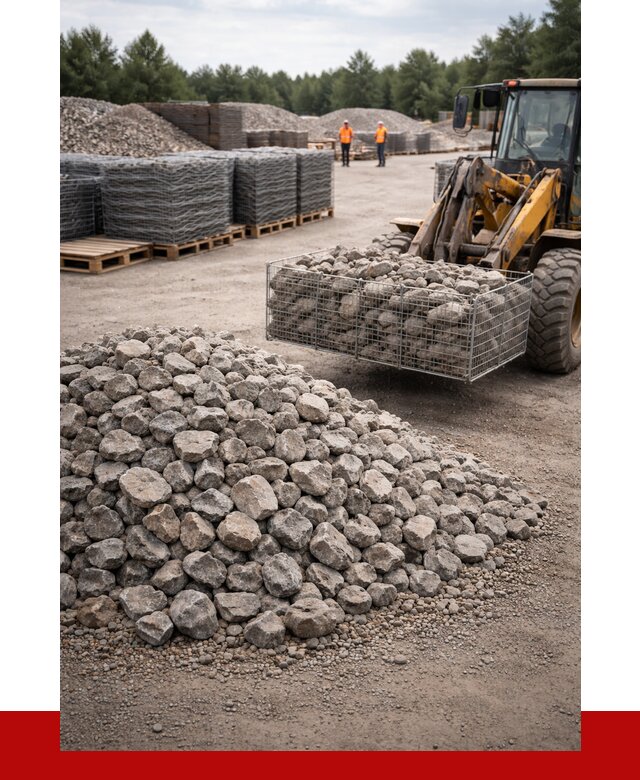 Камень для габионов фракция 70-150 в Березниках от 4326 р. | ПРОНЕРУДБрз