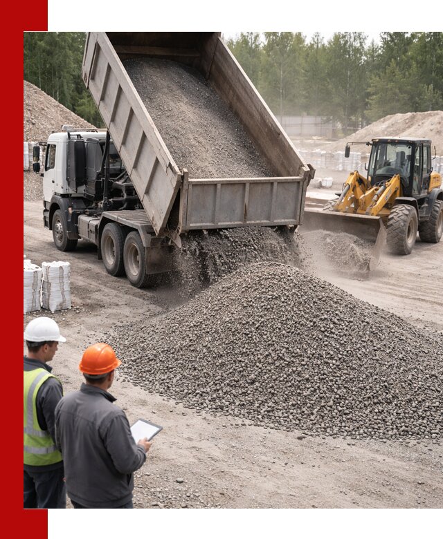 Доставка и продажа гранитного отсева 0-10 в Березниках