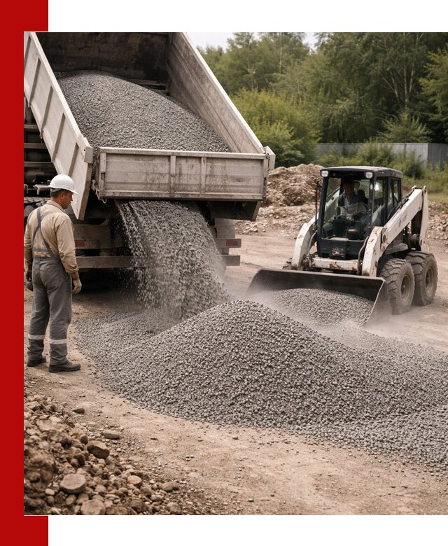 Доставка гравийного отсева 0-5 в Березниках оптом и в розницу