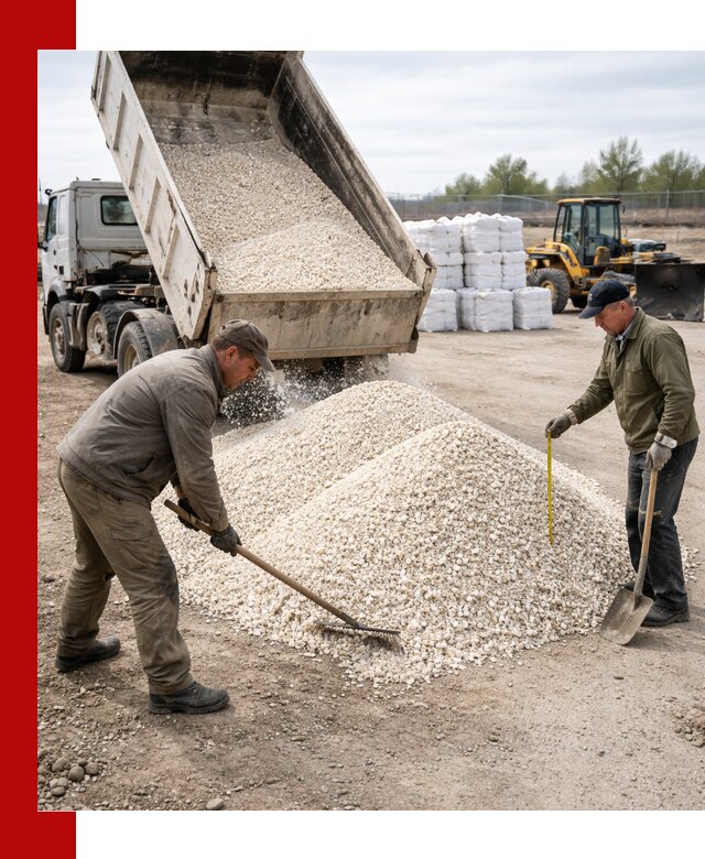 Мраморная крошка с доставкой и разгрузкой в Березниках