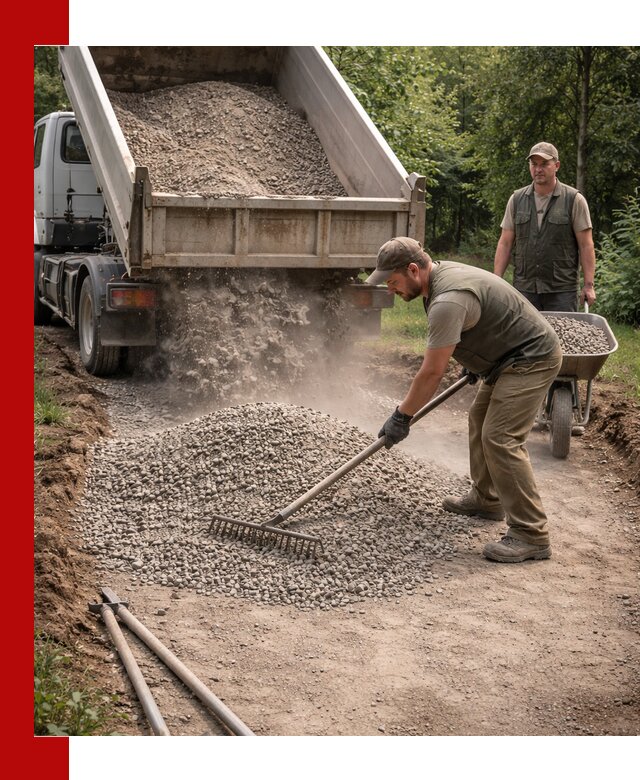 Каменная крошка для дорожек с доставкой в Березниках