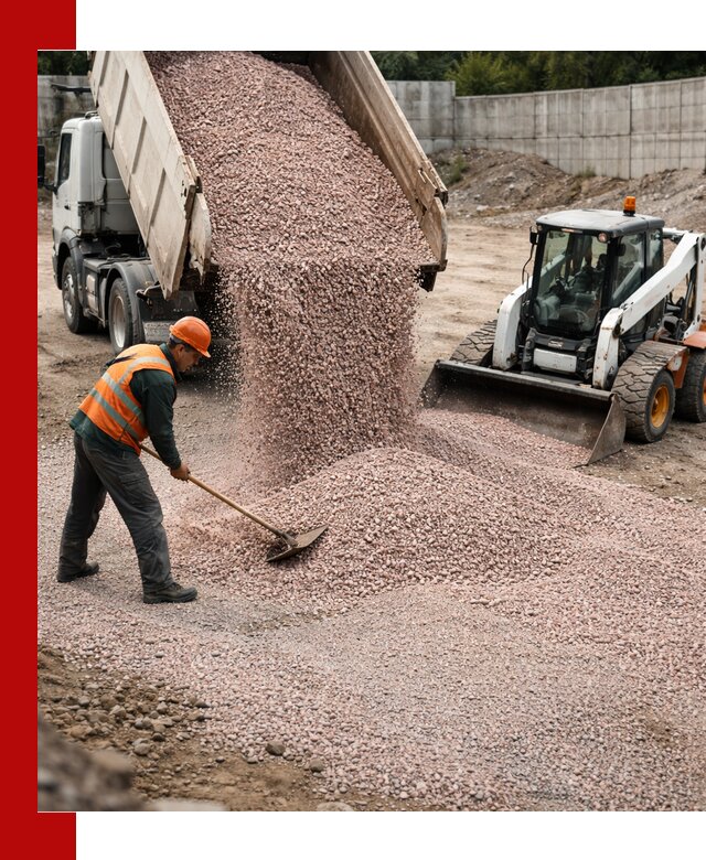 Крошка розовый гранит с доставкой в Березниках от производителя