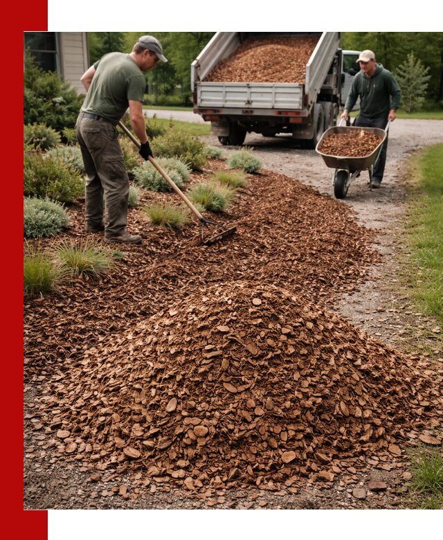 Крошка для мульчирования с доставкой в Березниках