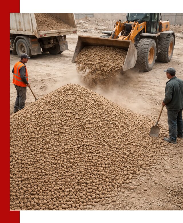 Керамзит фракция 10-20 с доставкой в Березниках