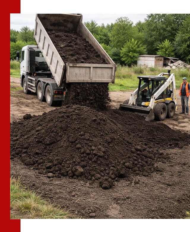 Поставка плодородной земли с доставкой самосвалом в Березниках