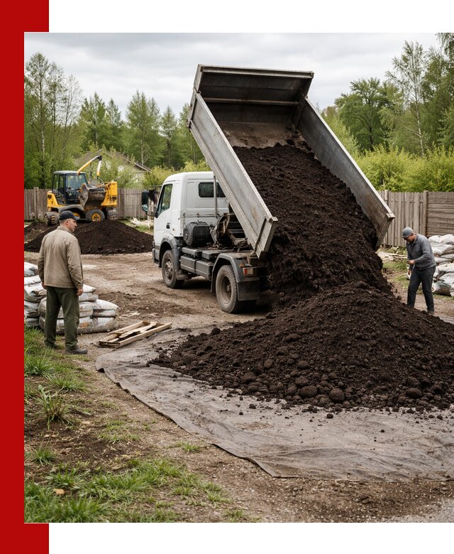 Доставка качественного почвогрунта в Березниках оптом и в розницу