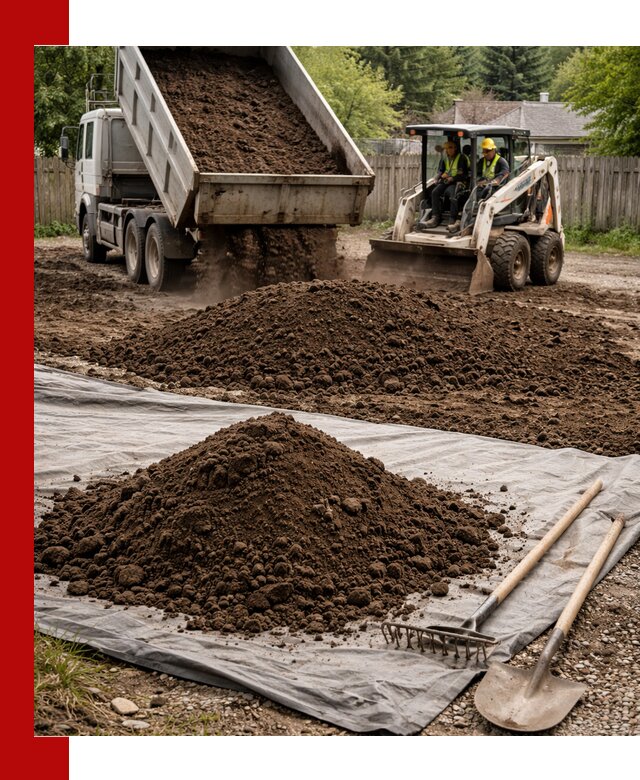 Грунт для отсыпки участка с доставкой в Березниках
