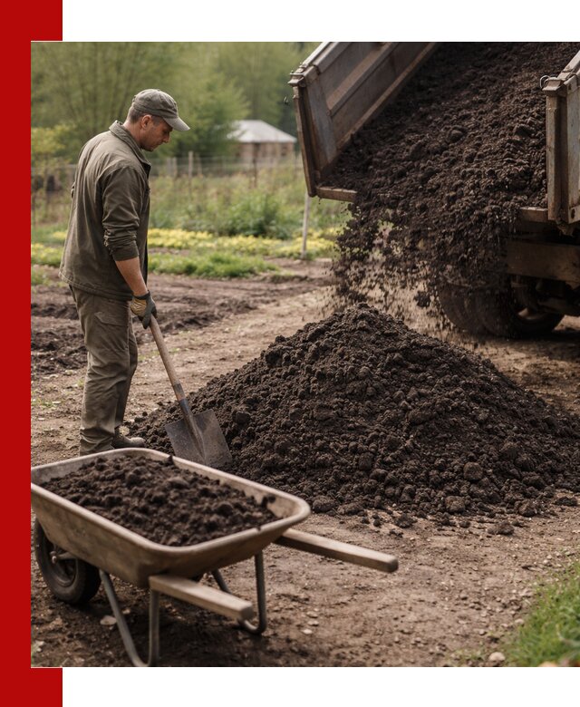 Доставка качественной земли для огорода в Березниках