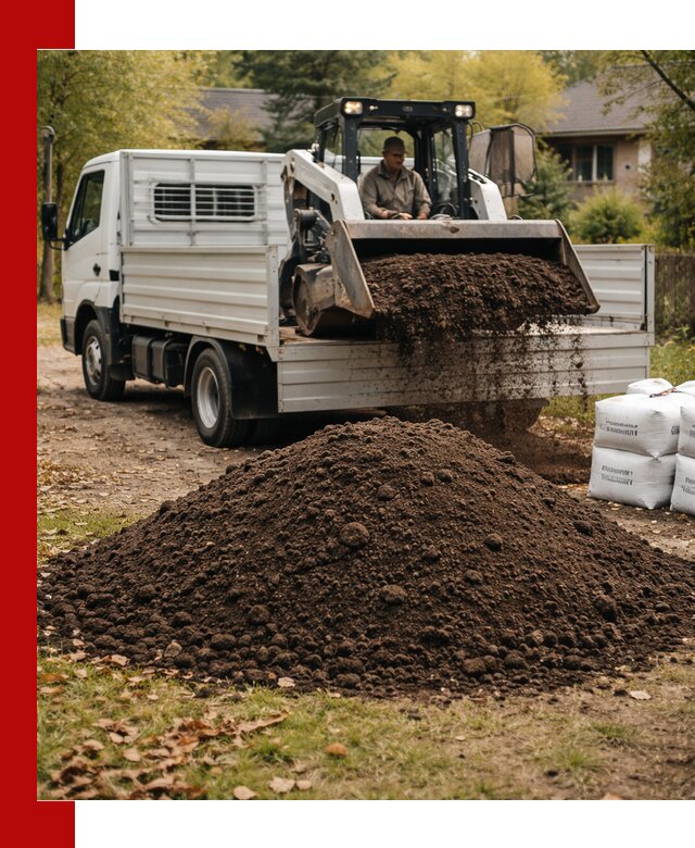 Доставка садовой земли в больших объёмах в Березниках