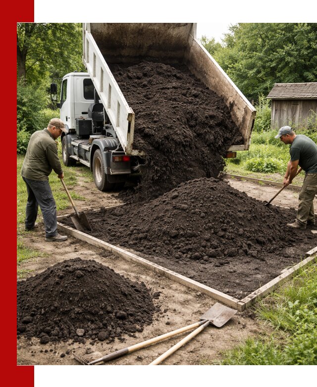 Купить чистый чернозем для огорода с доставкой в Березниках