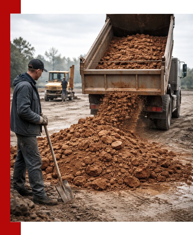 Глина для засыпки в Березниках с доставкой самосвалами