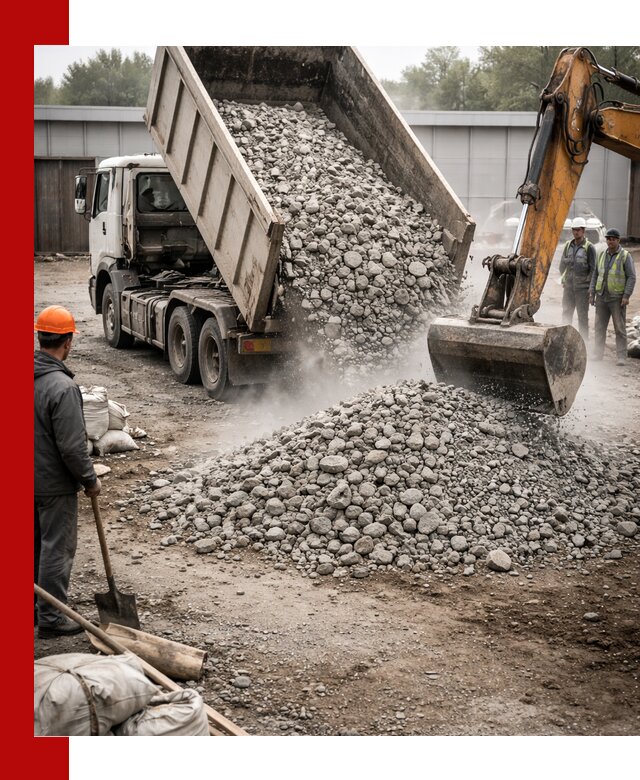 Доставка дробленого бетона в Березниках оптом и в розницу