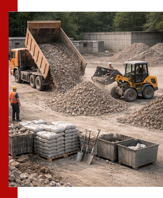 Вторичные материалы для отсыпки в Березниках — поставка и доставка