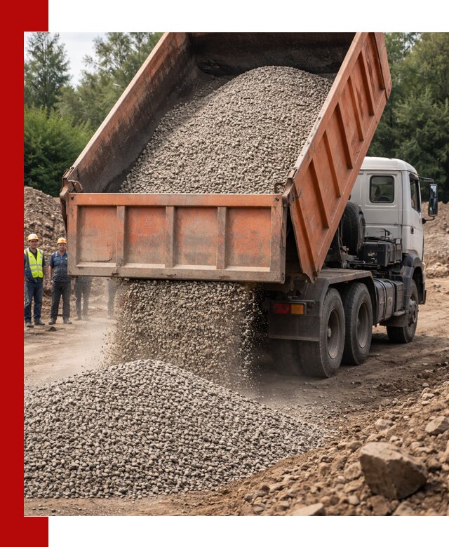 Доставка сыпучих материалов самосвалом в Березниках быстро и надежно