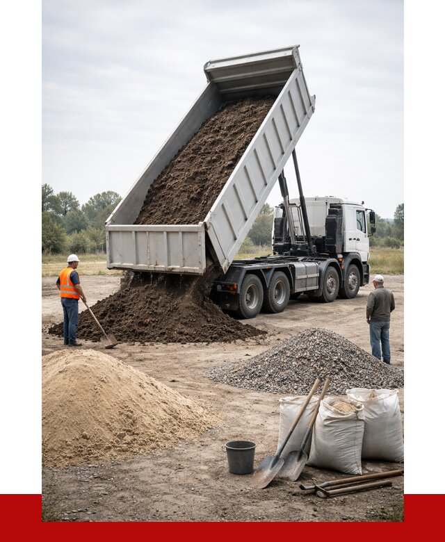 Доставка самосвалом 30 кубов в Березниках от 8754 р. | ПРОНЕРУДБрз