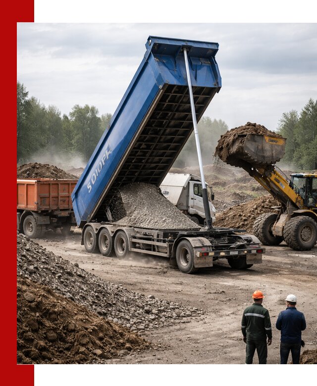 Аренда тонар 40 тонн в Березниках с доставкой материалов